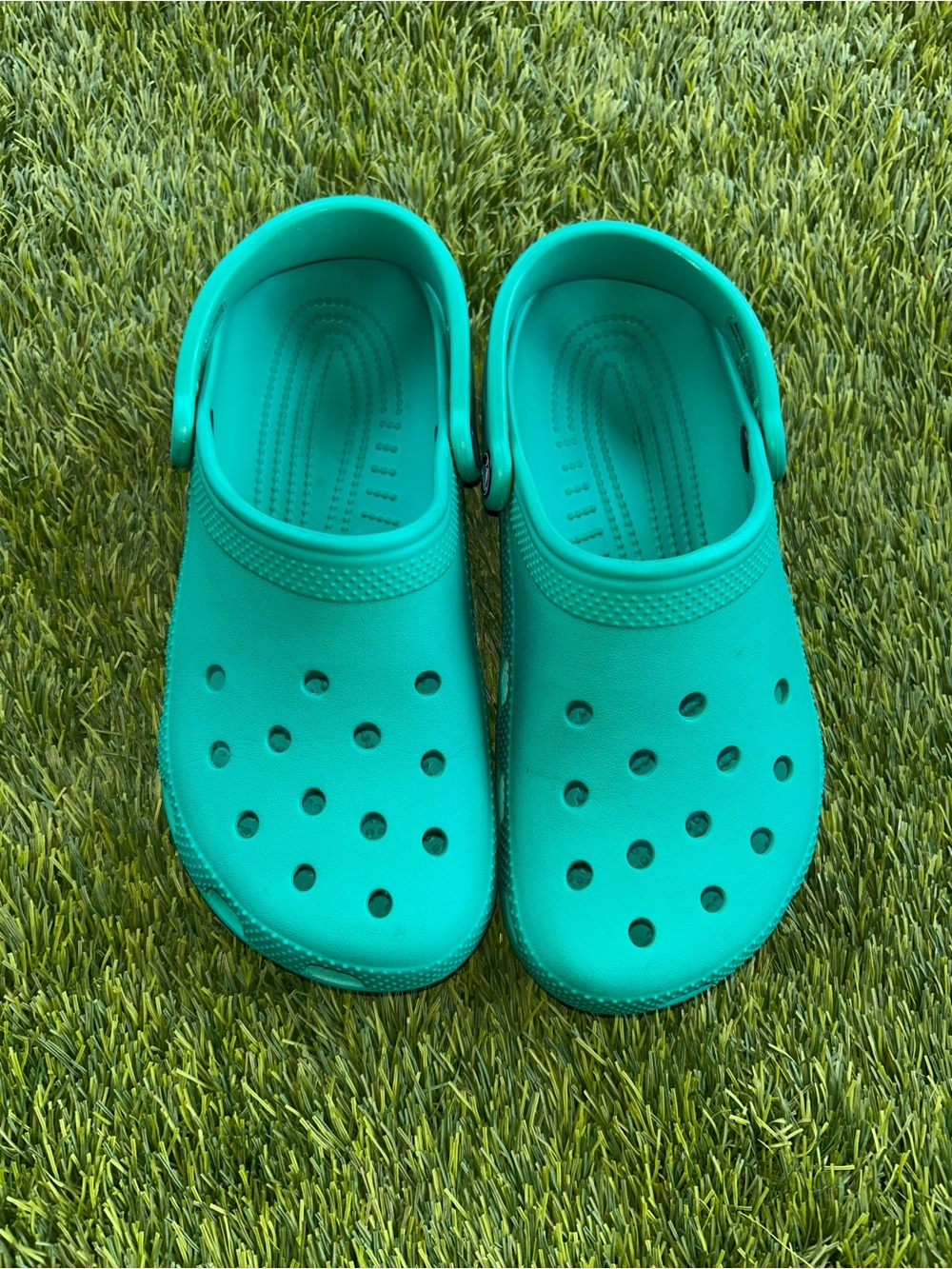Woman’s CROCS Green Slip-On Clog - Unbranded